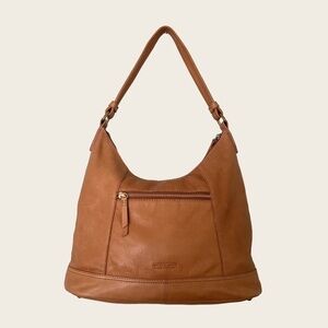 American Leather Co. Macadamia Evelyn Hobo Bag